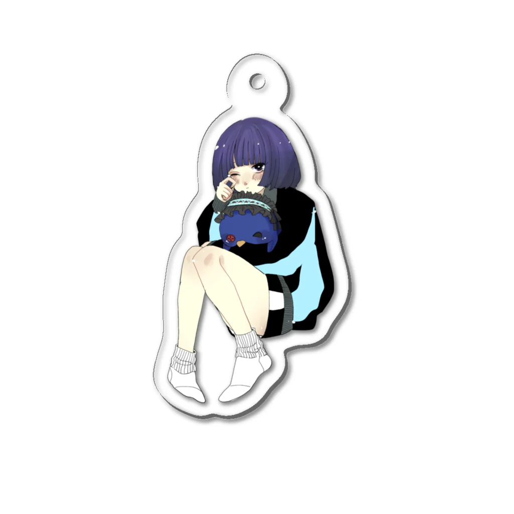 あくびちゃんのAcrylic Key Chain