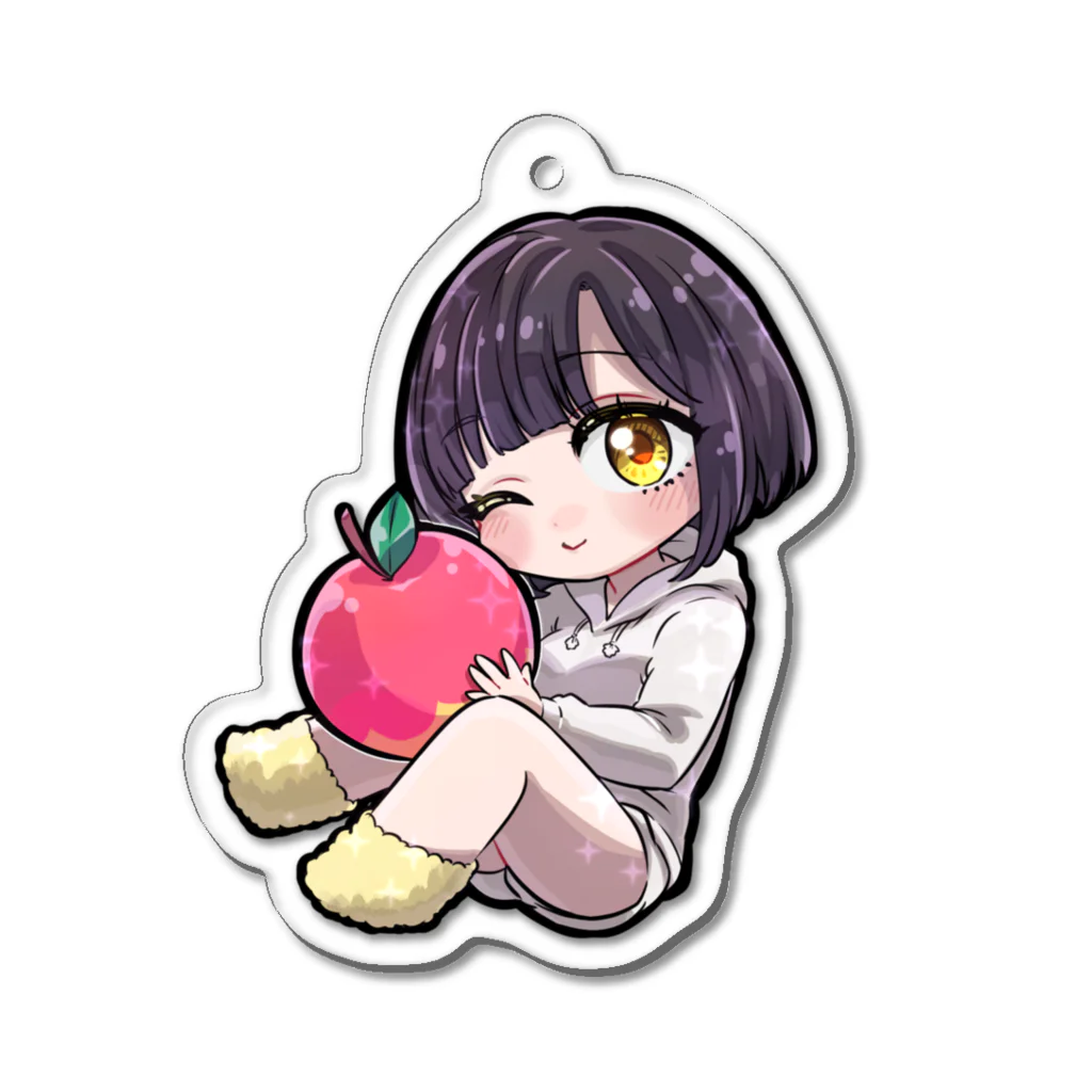 lanixのlanixapple Acrylic Key Chain