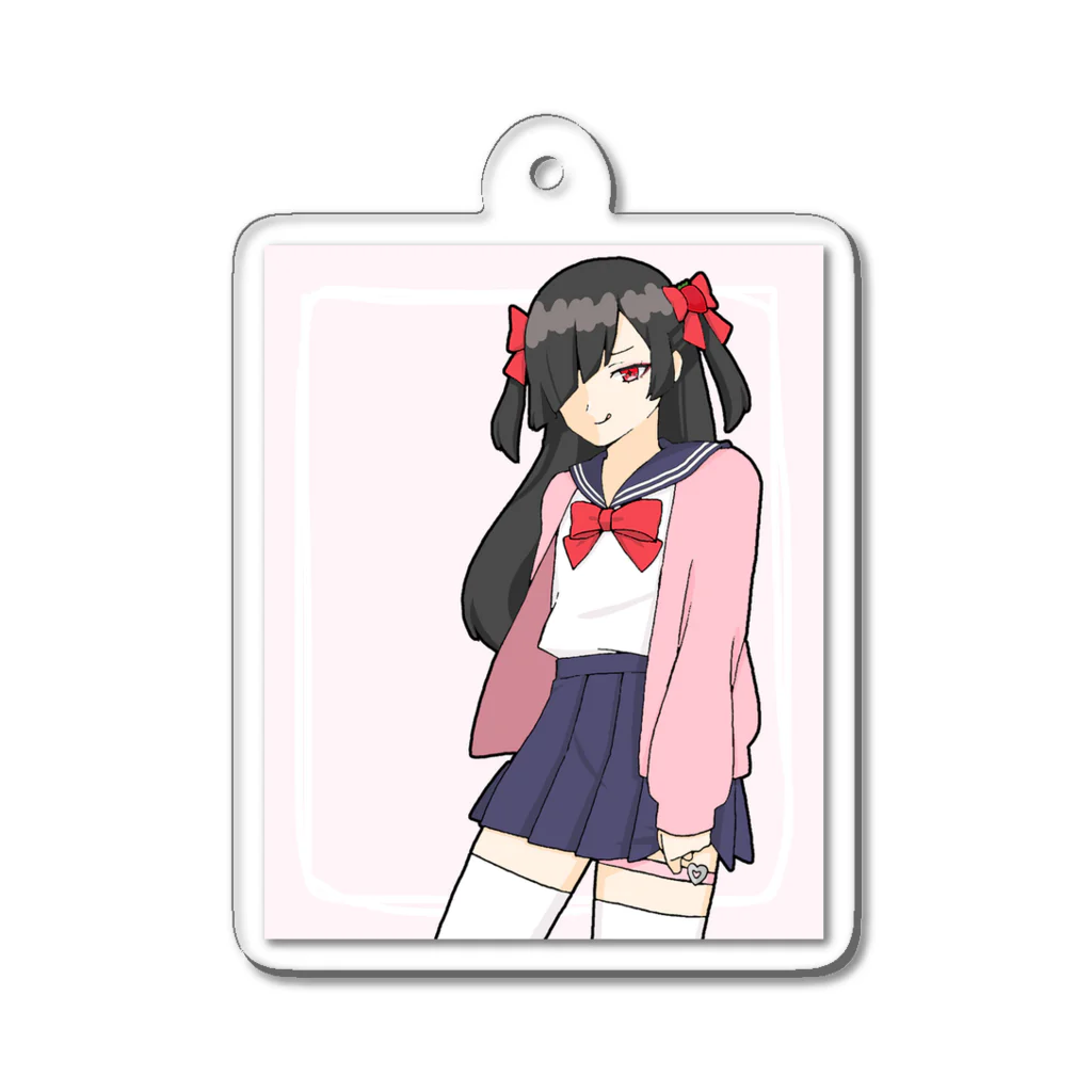 おやすみしょっぷのめろちのバカかわグッズ Acrylic Key Chain