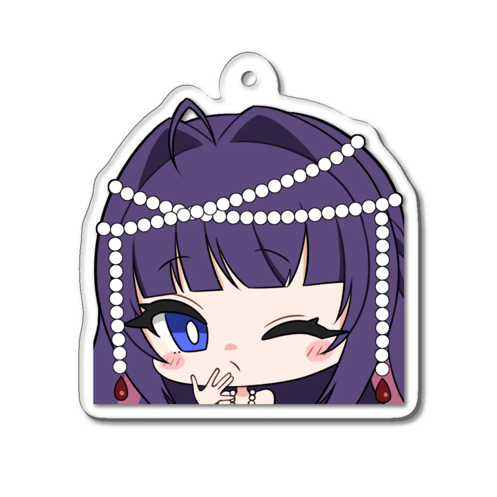 悪羽美咲Vtuberのグッズ販売のウィンク Acrylic Key Chain