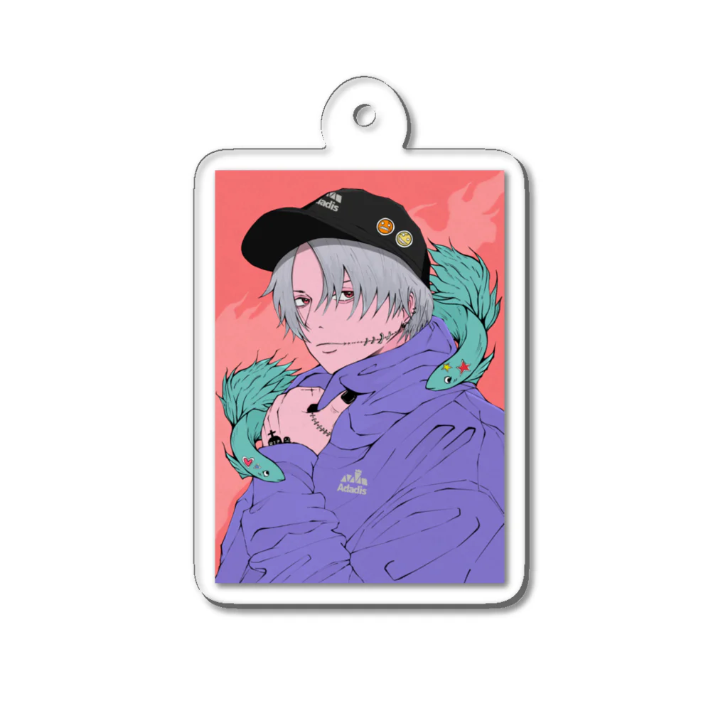 アシュラ✴︎アスラのオサカナゾンビ君 Acrylic Key Chain