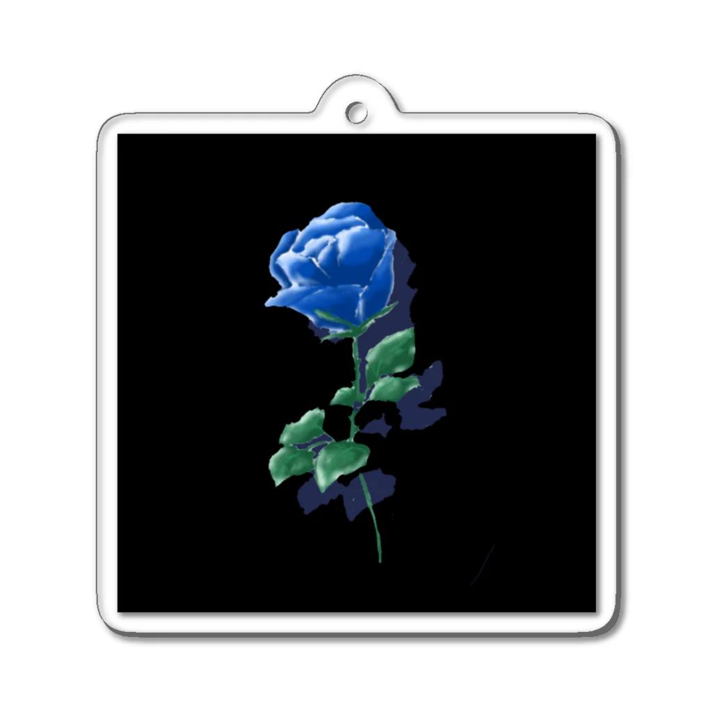 Blue Rose のBlue Rose**青い薔薇 アクリルキーホルダー