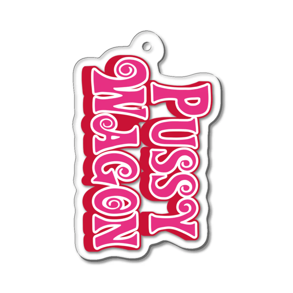 stereovisionのPUSSY WAGON アクリルキーホルダー