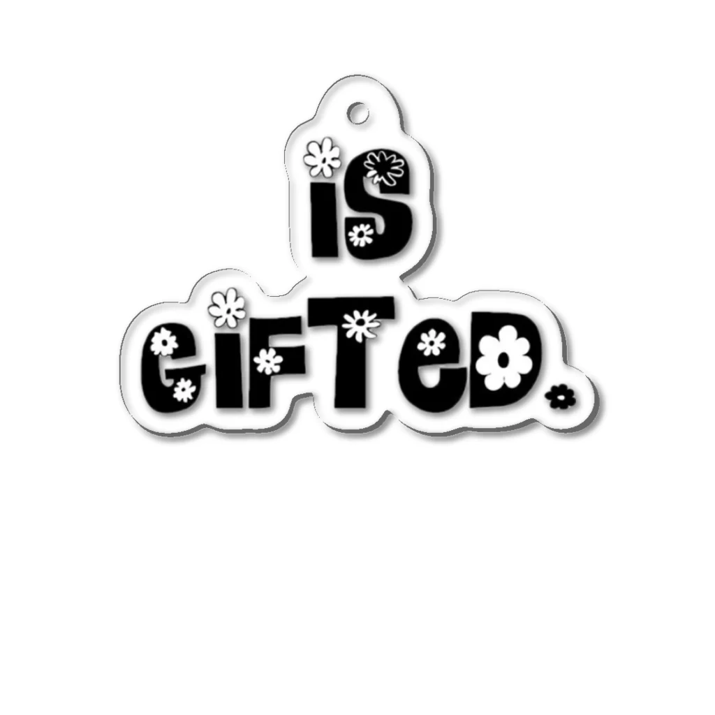 is Gifted.のis Gifted. Acrylic Key Chain