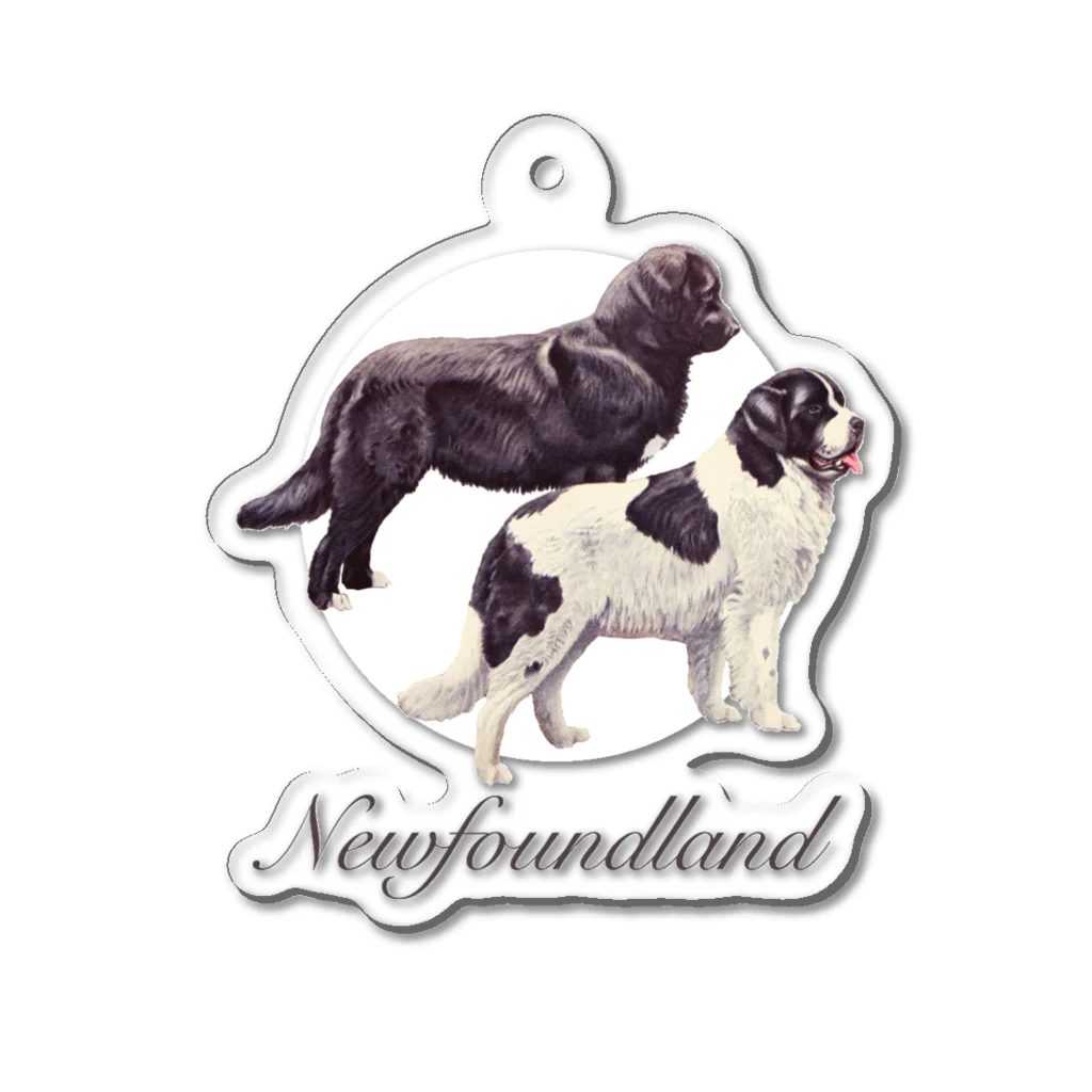 mincora.のニューファン Newfoundland Acrylic Key Chain