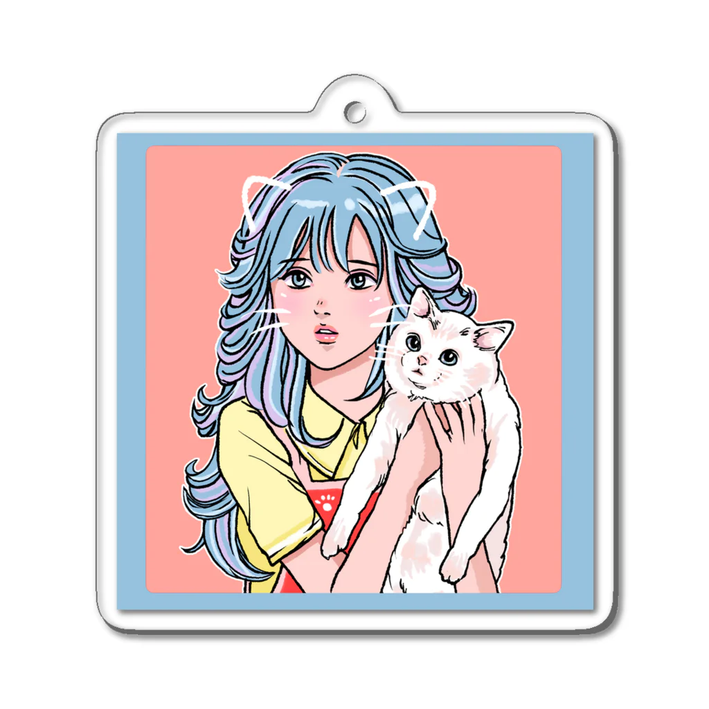 nogucciのファンシーショップのにゃんこちゃん Acrylic Key Chain