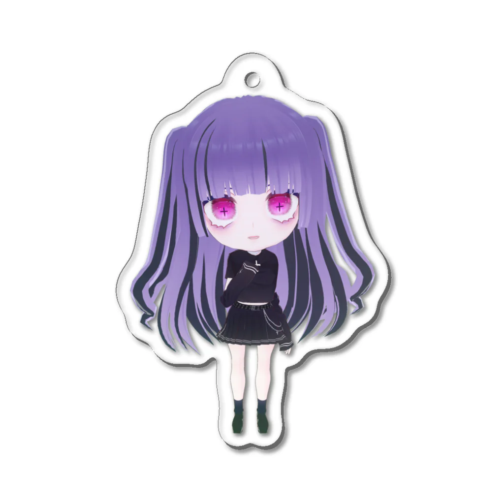 あくむ病院の鈴子らん 地雷少女【メンヘラVTuber】 Acrylic Key Chain