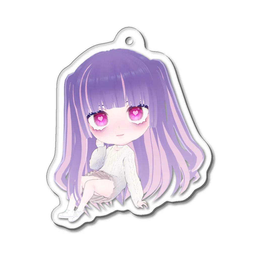 あくむ病院の鈴子らん 春爛漫【メンヘラVTuber】 Acrylic Key Chain