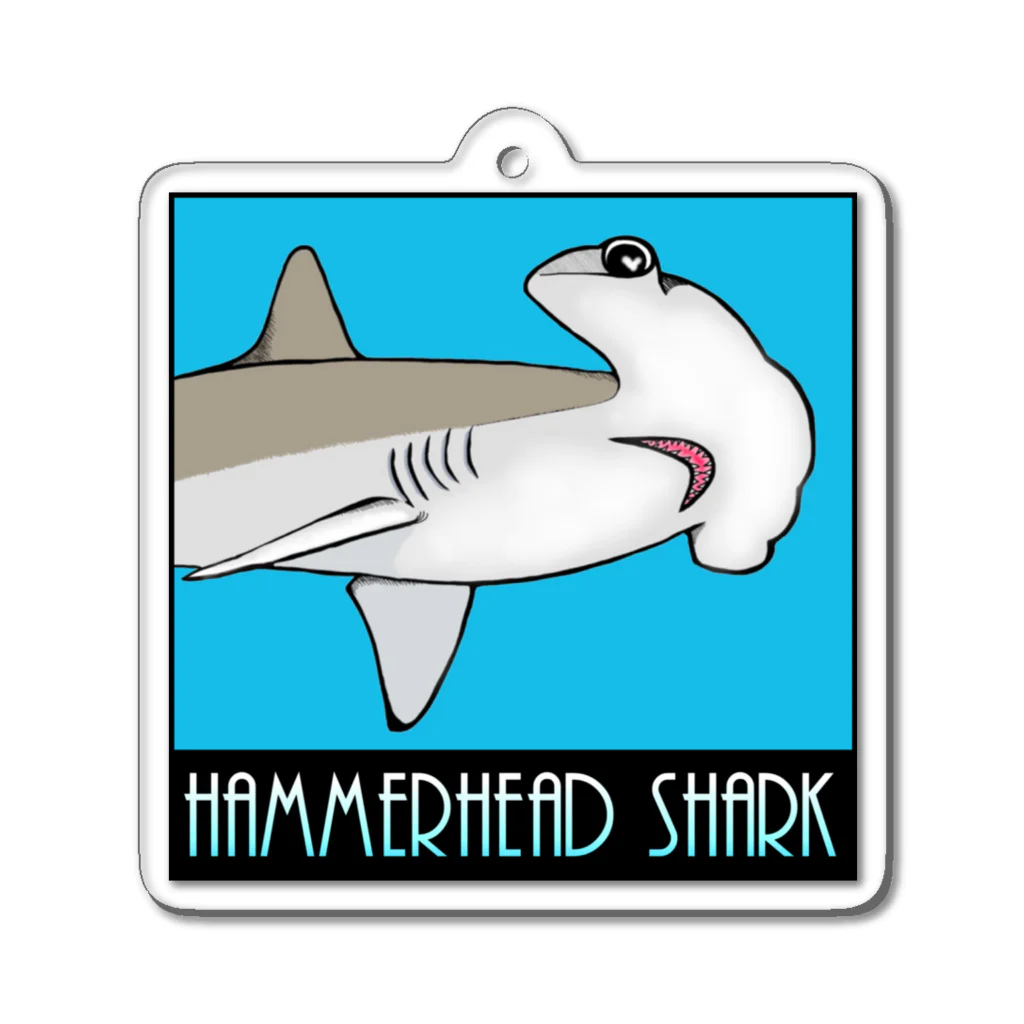 LalaHangeulのHammerhead shark(撞木鮫) Acrylic Key Chain