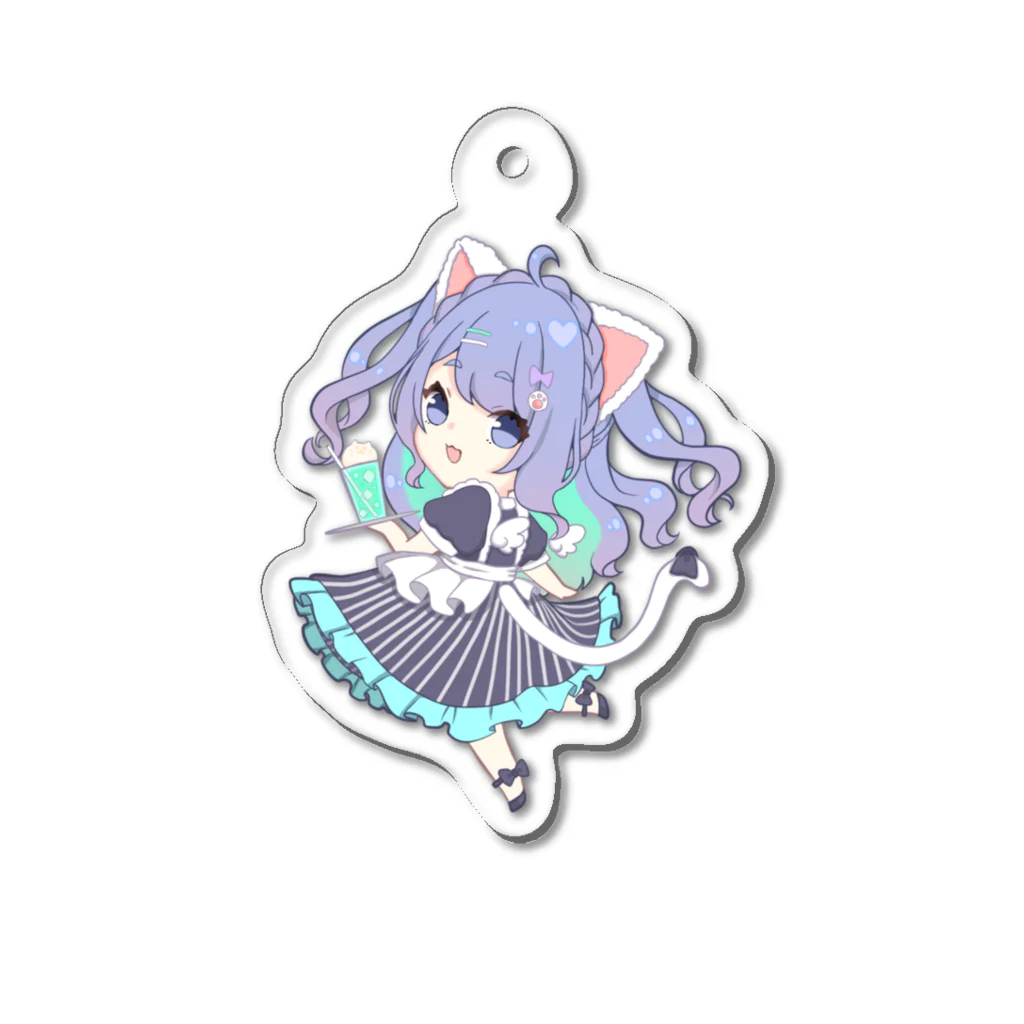 れもん^. ̫ .^のメイドれもんアクキー Acrylic Key Chain