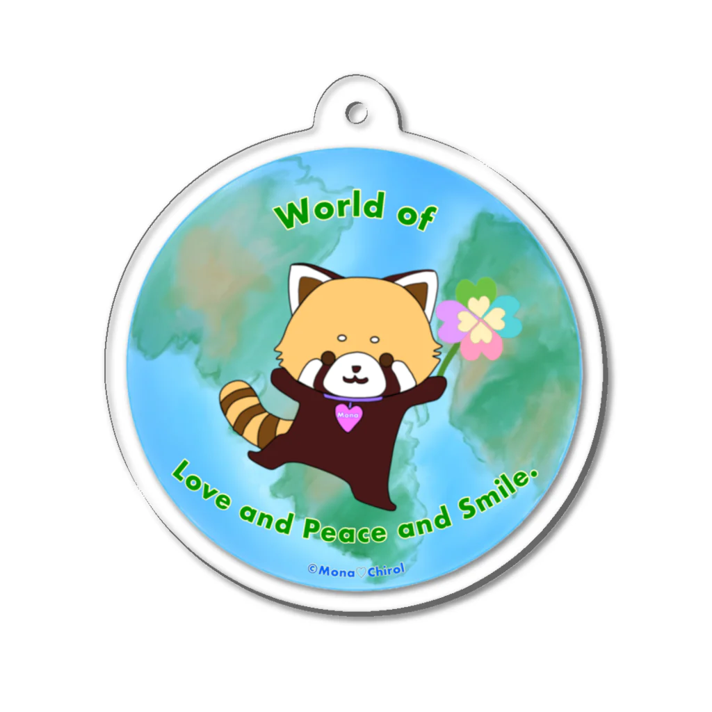 Mona♡ChirolのWorld of Love＆Peace＆Smile Vol.⑤ｰMonaくんver.ｰ Acrylic Key Chain