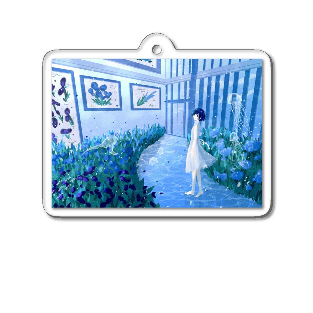 YANAGIMAの水中花壇 Acrylic Key Chain