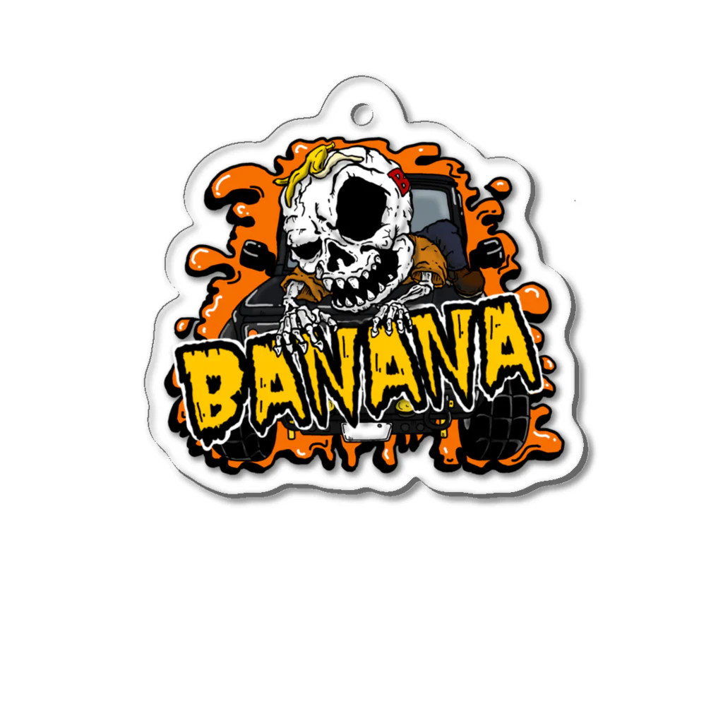 Bananananaのskull Banana アクリルキーホルダー