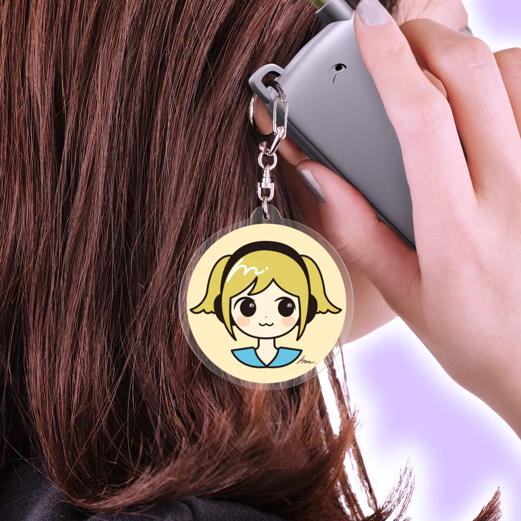 mmのめめさんアイコングッズ Acrylic Key Chain