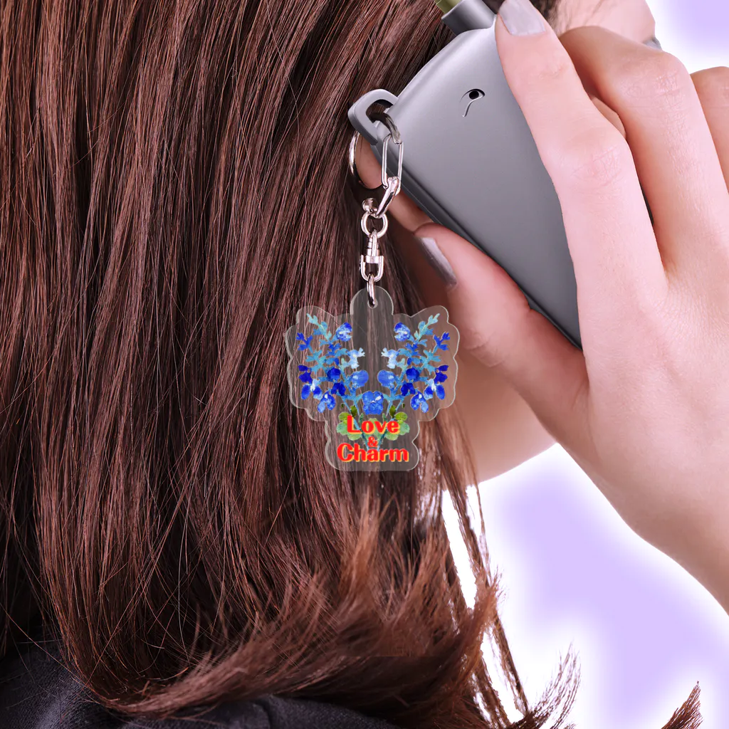 ジャーマンダセージBF0830 Acrylic Key Chain by SUZURI.KEY
