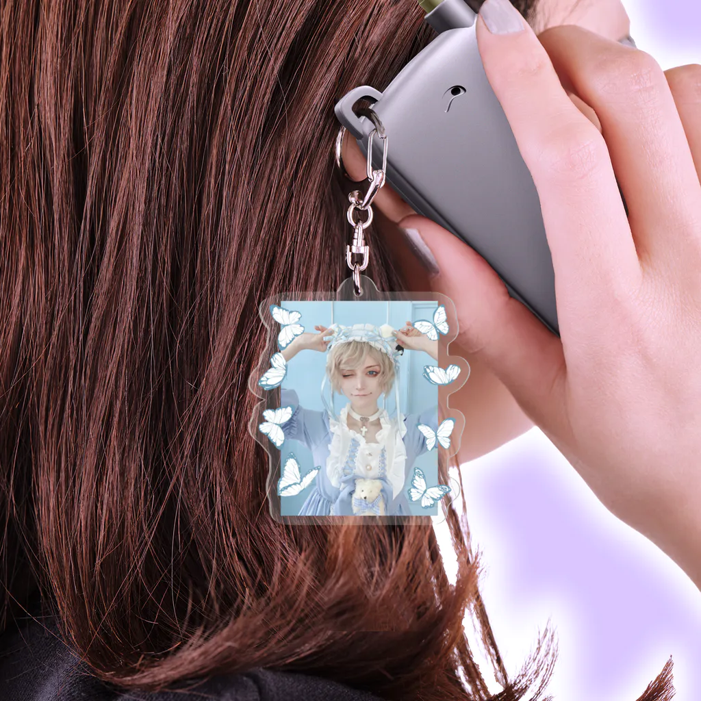 OMEME🪬のBaby Teddy Acrylic Key Chain