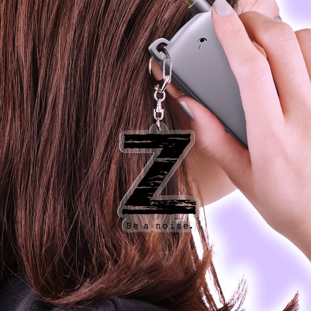 noisie_jpの【Z】イニシャル × Be a noise. Acrylic Key Chain