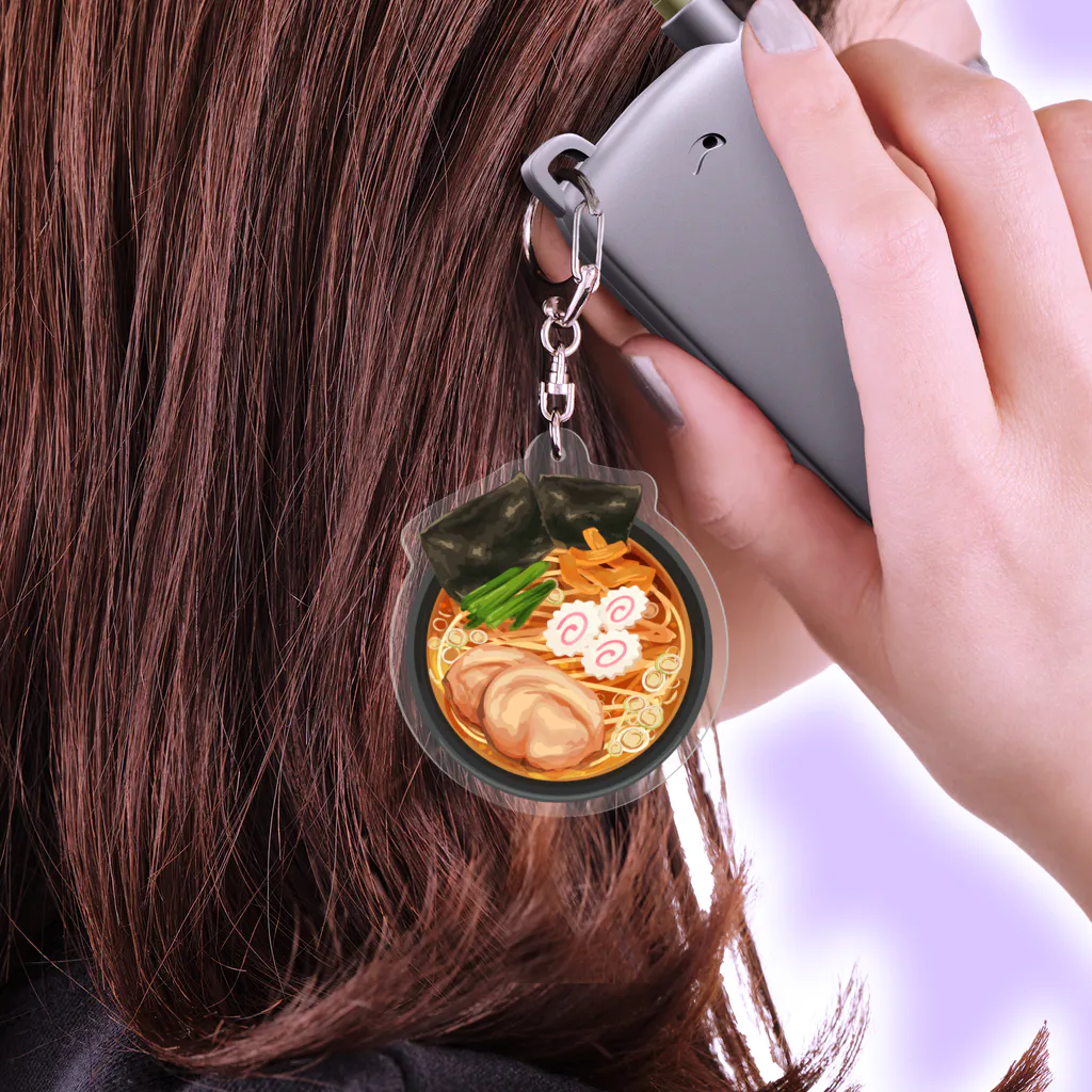 醤油ラーメン / リズ ( rizuNM )のアクリルキーホルダー通販 醤油ラーメン / リズ ( rizuNM )のアクリルキーホルダー通販