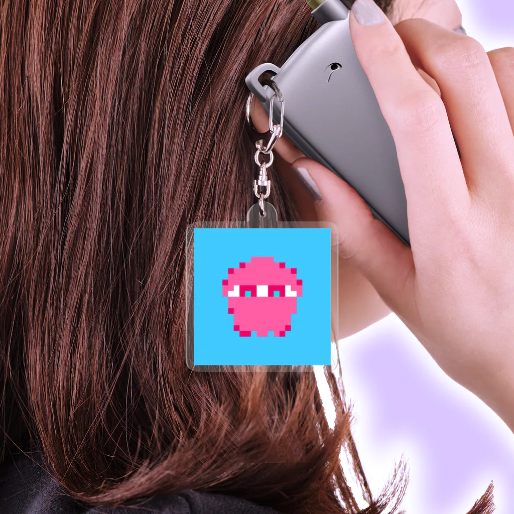 ᵗᵒˡᵘのKawaii SKULL #9355 Acrylic Key Chain