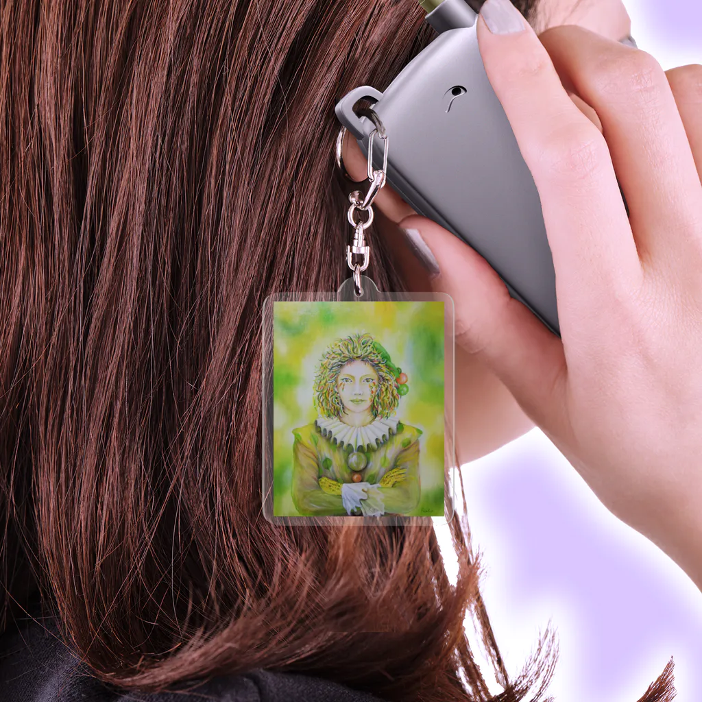 Happy Circusのハッピークラウン1 Acrylic Key Chain