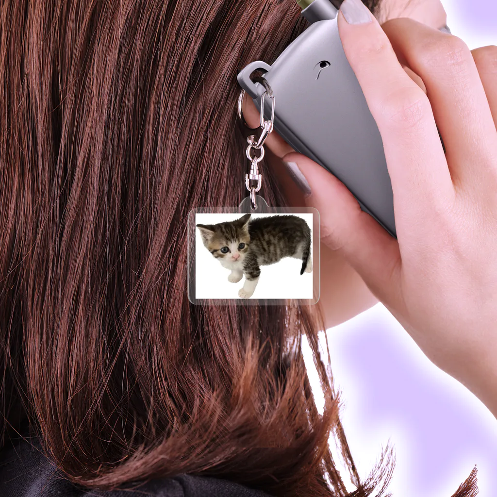 マスターPの小さい猫　ツブちゃん Acrylic Key Chain