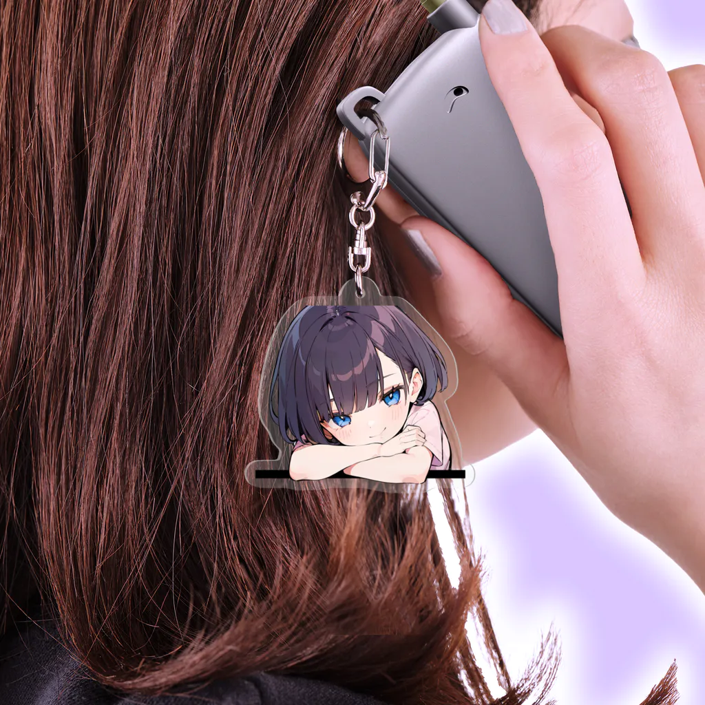Shion_aiartのLINEスタンプシリーズ(休憩) Acrylic Key Chain