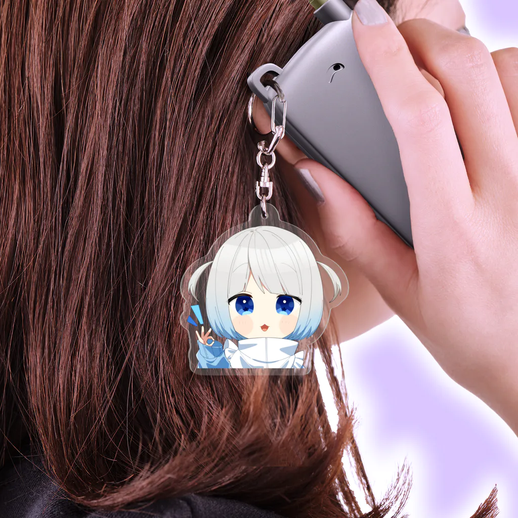 ホットケーキおいしいのあおちゃんアクキー Acrylic Key Chain