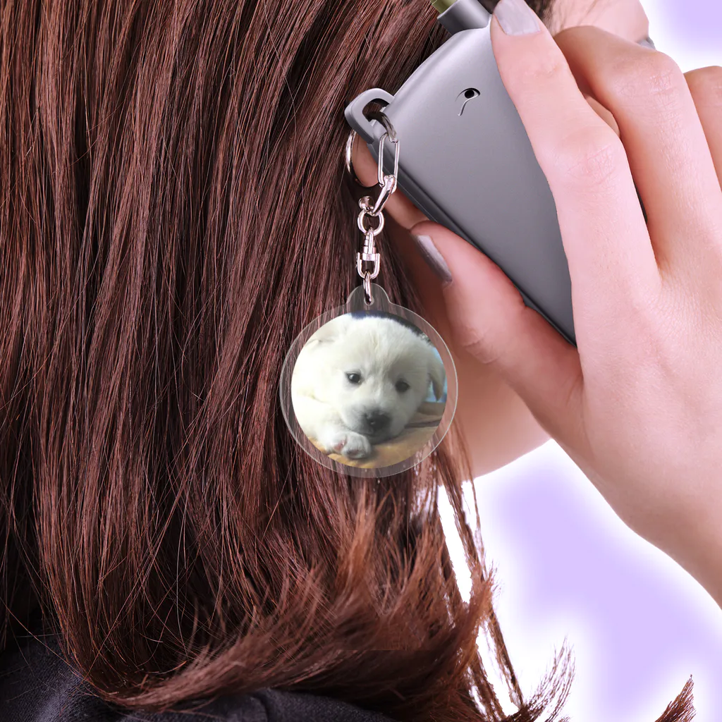 yotsuba-1207の愛犬 レオン Acrylic Key Chain