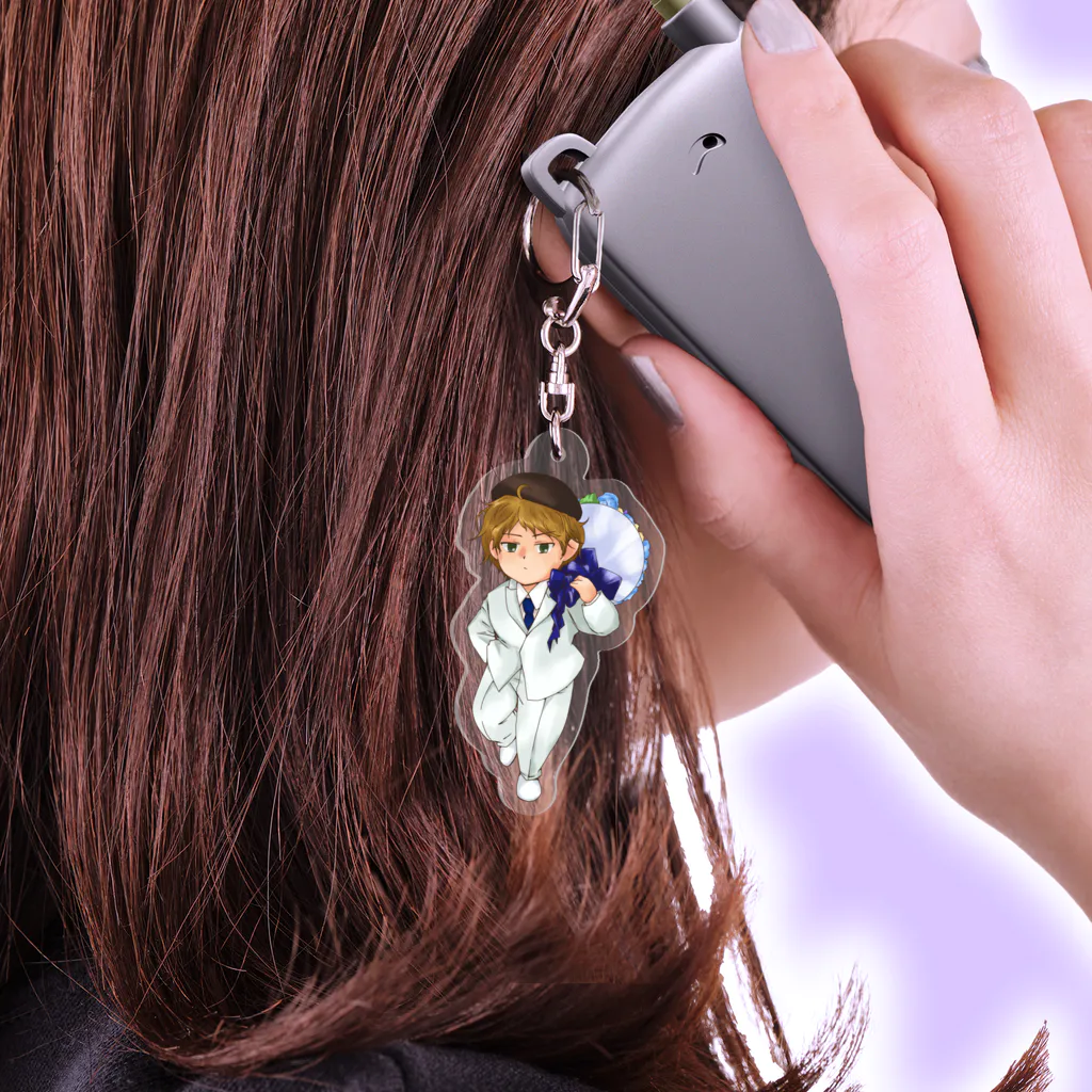 405企画のホワイトデーソニーくん Acrylic Key Chain
