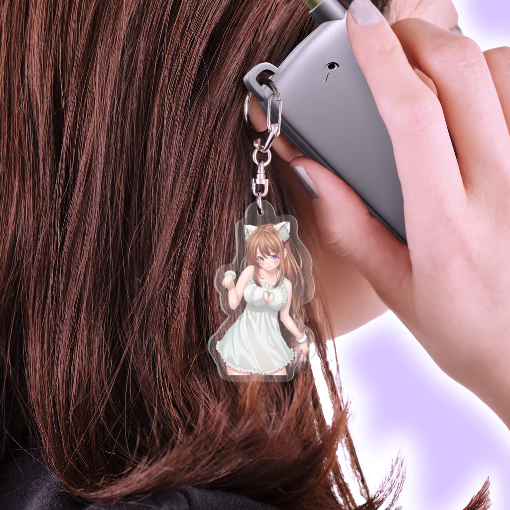 あむグッズのわんこあむアクリルキーホルダー Acrylic Key Chain