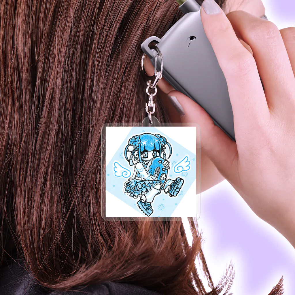 yuumaoのドーナツ天使界隈ちゃん Acrylic Key Chain