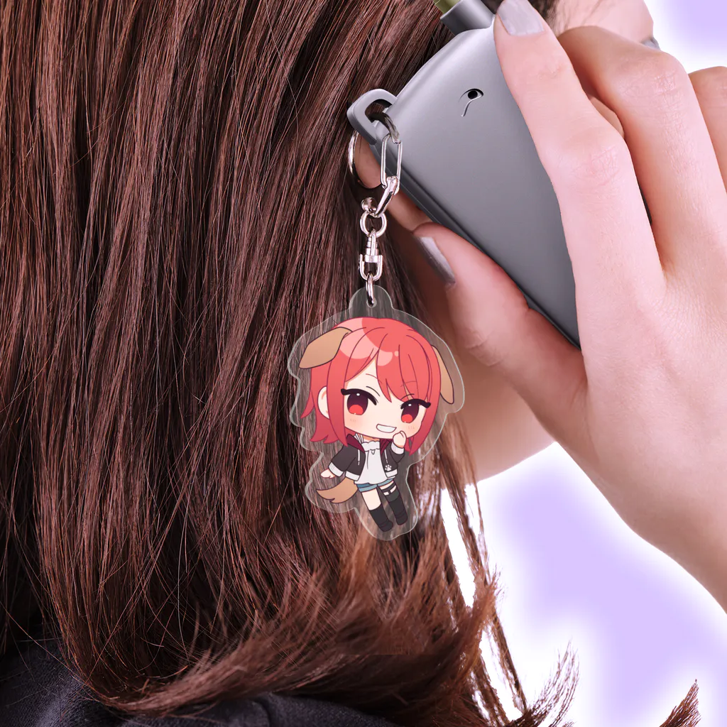 こてつのSDこてつうしし Acrylic Key Chain