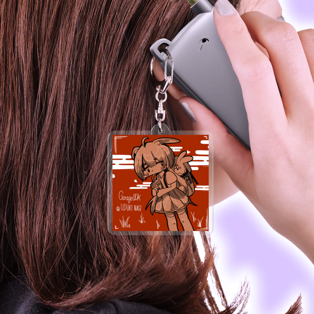 兎月なぎ🐰の青春うさぎの帰り道 Acrylic Key Chain