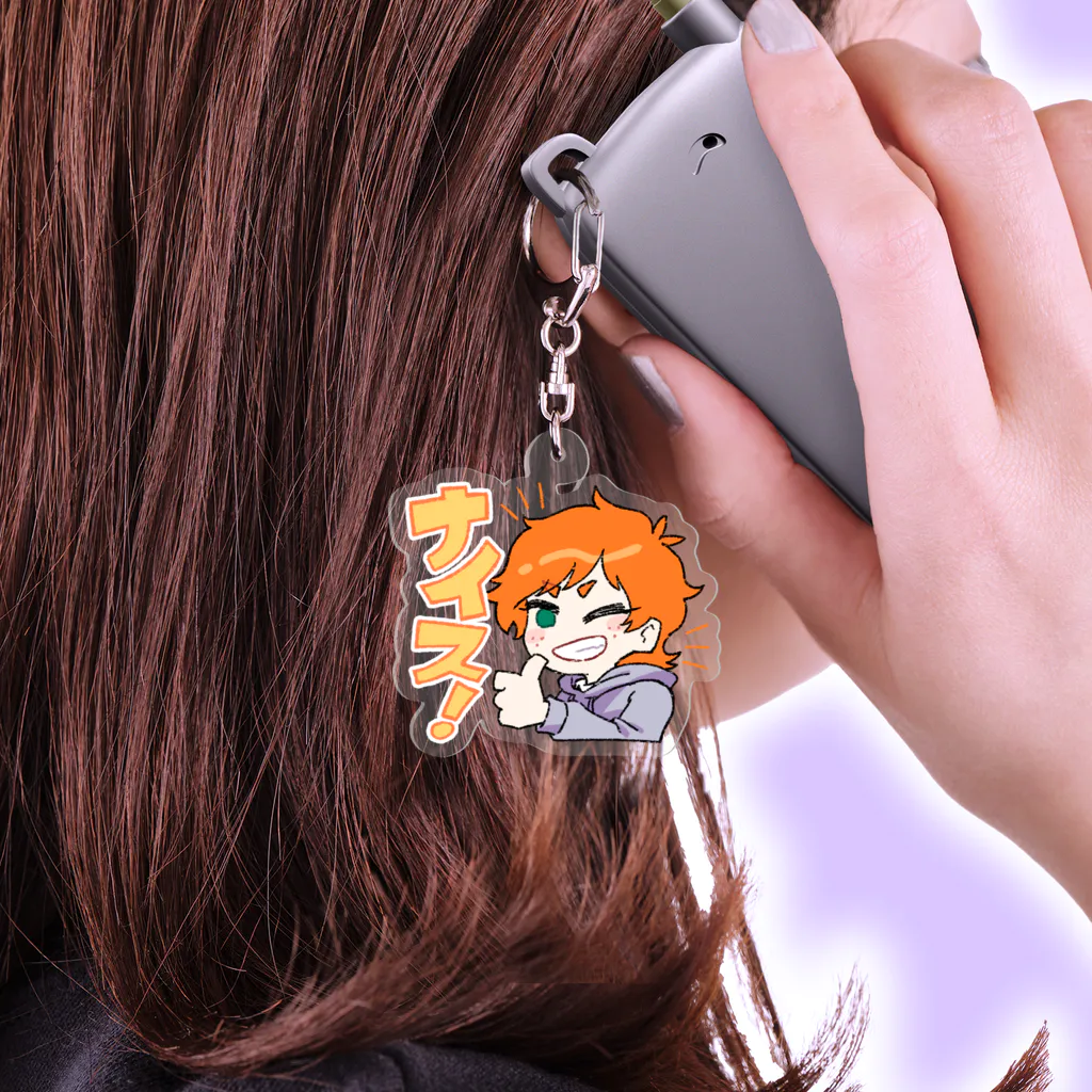 超水道のghostpiaいろいろスタンプ - ナイス Acrylic Key Chain