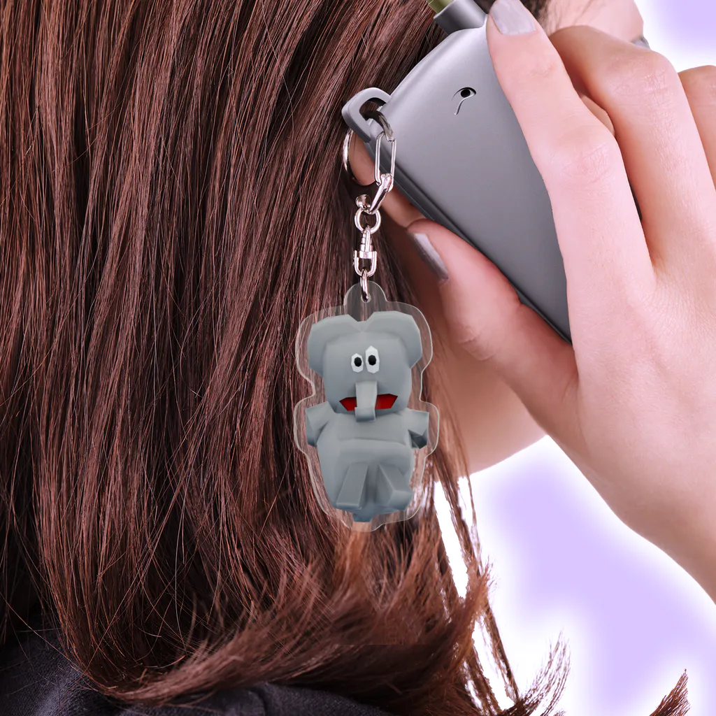 やさしさパークタウンの あぱあ状態のパオ Acrylic Key Chain