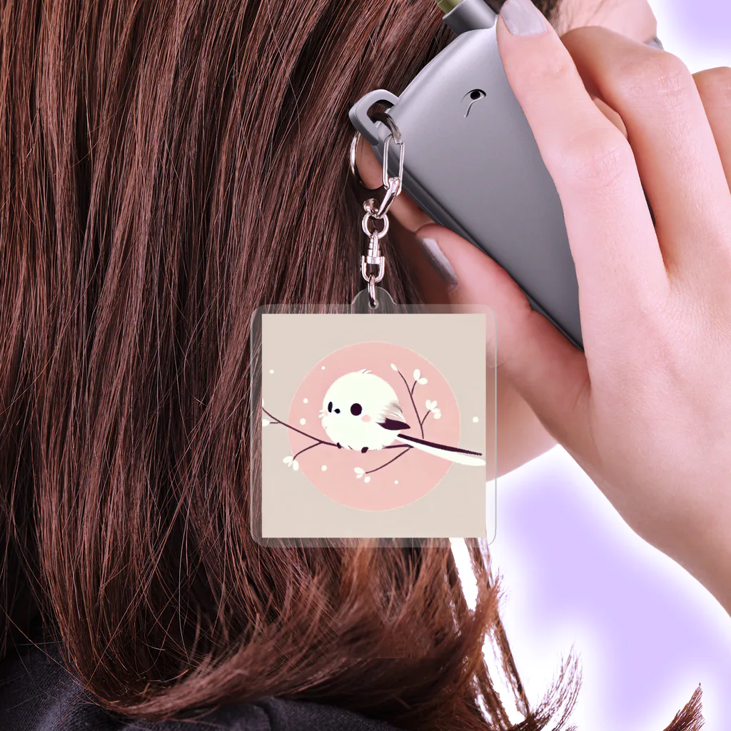 しまえながくりえいてぃぶのもふえな Acrylic Key Chain