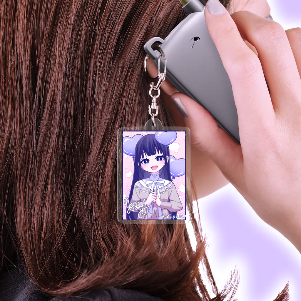 優木かな 誕生日記念グッズ 2025の誕生日記念グッズ Acrylic Key Chain