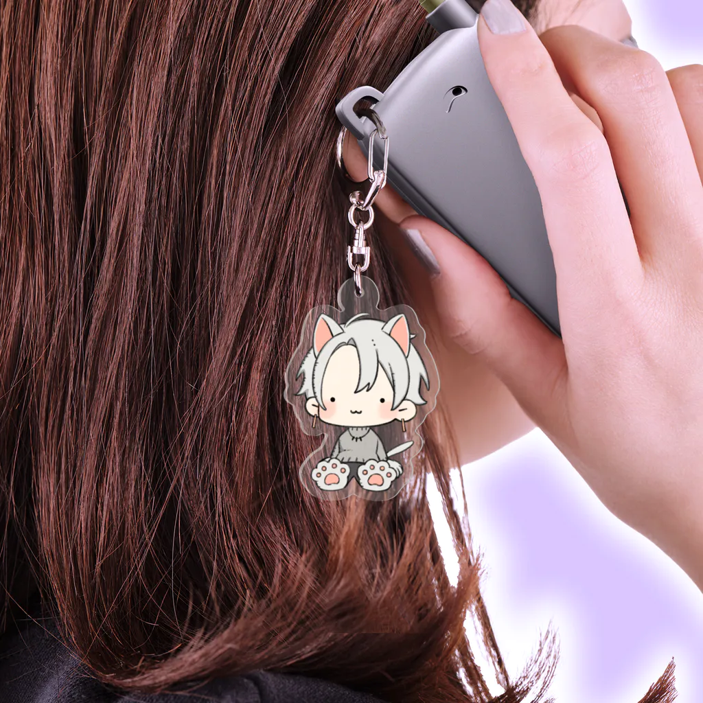 幽鬼ノラクのアトリエのぬいのらくさんアクキー Acrylic Key Chain