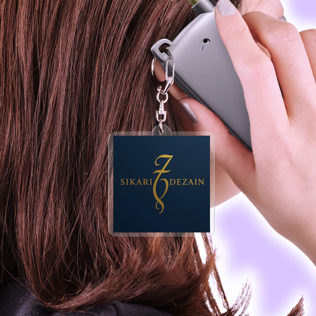 ORZEASIKARI2025のシカリデザインオフィスロゴ Acrylic Key Chain