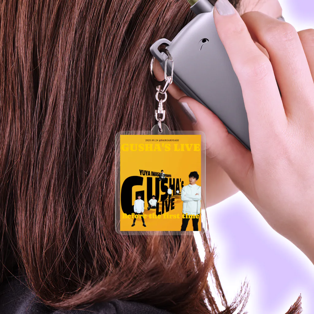 GUSHA'Sの【GUSHA'S LIVE】限定グッズ Acrylic Key Chain