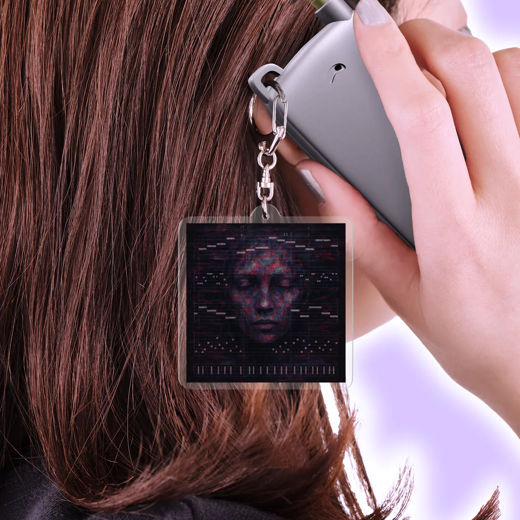 GEOPHONICのノイズに潜む記憶 Acrylic Key Chain