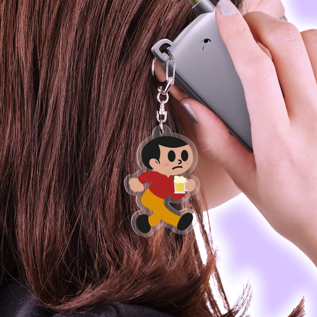 stereovisionの呑み過ぎ坊や Acrylic Key Chain