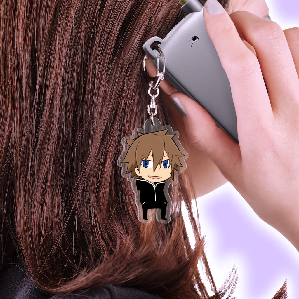 はるはらのほほえむ Acrylic Key Chain