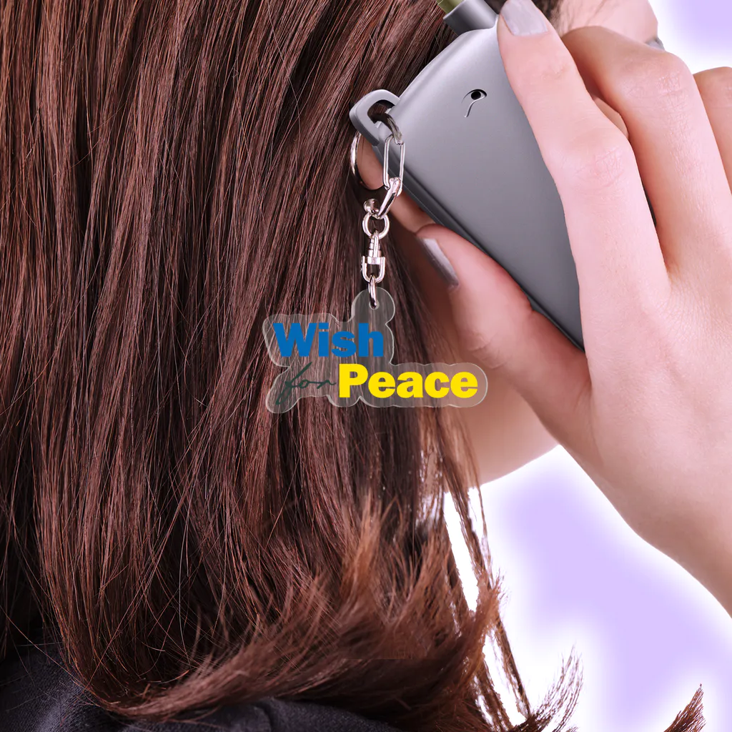 LONESOME TYPE ススのWish for Peace UKR🇺🇦 Acrylic Key Chain