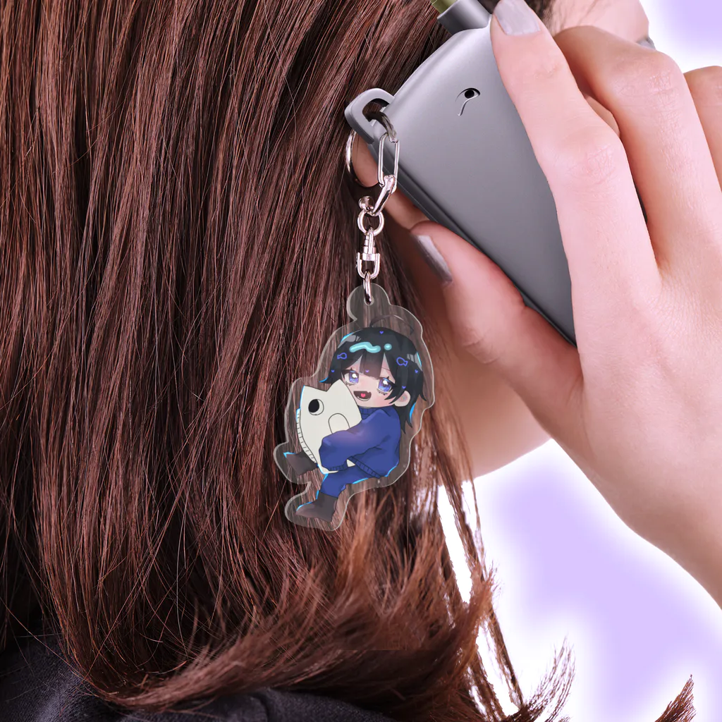 Amazon.co.jp: いよわ きゅうくらりん アクリルキーホルダー