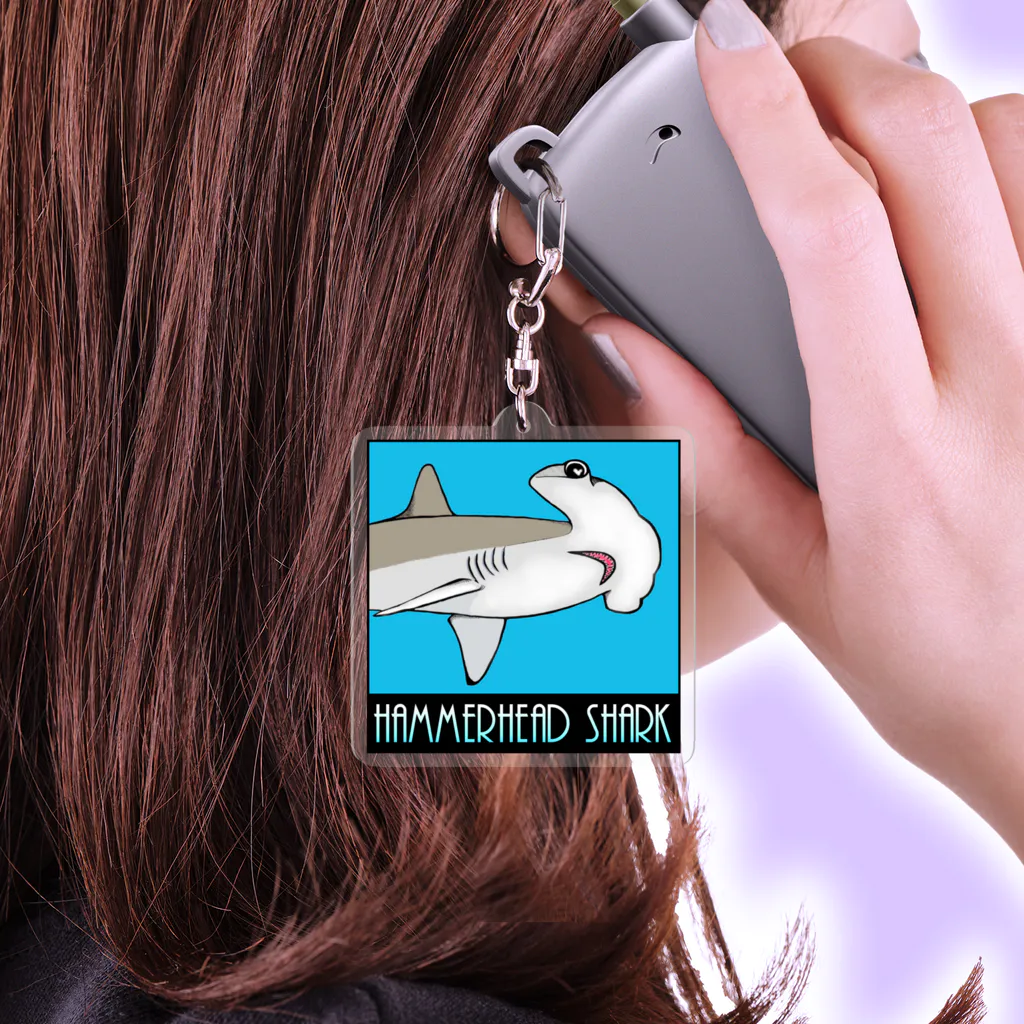 LalaHangeulのHammerhead shark(撞木鮫) Acrylic Key Chain