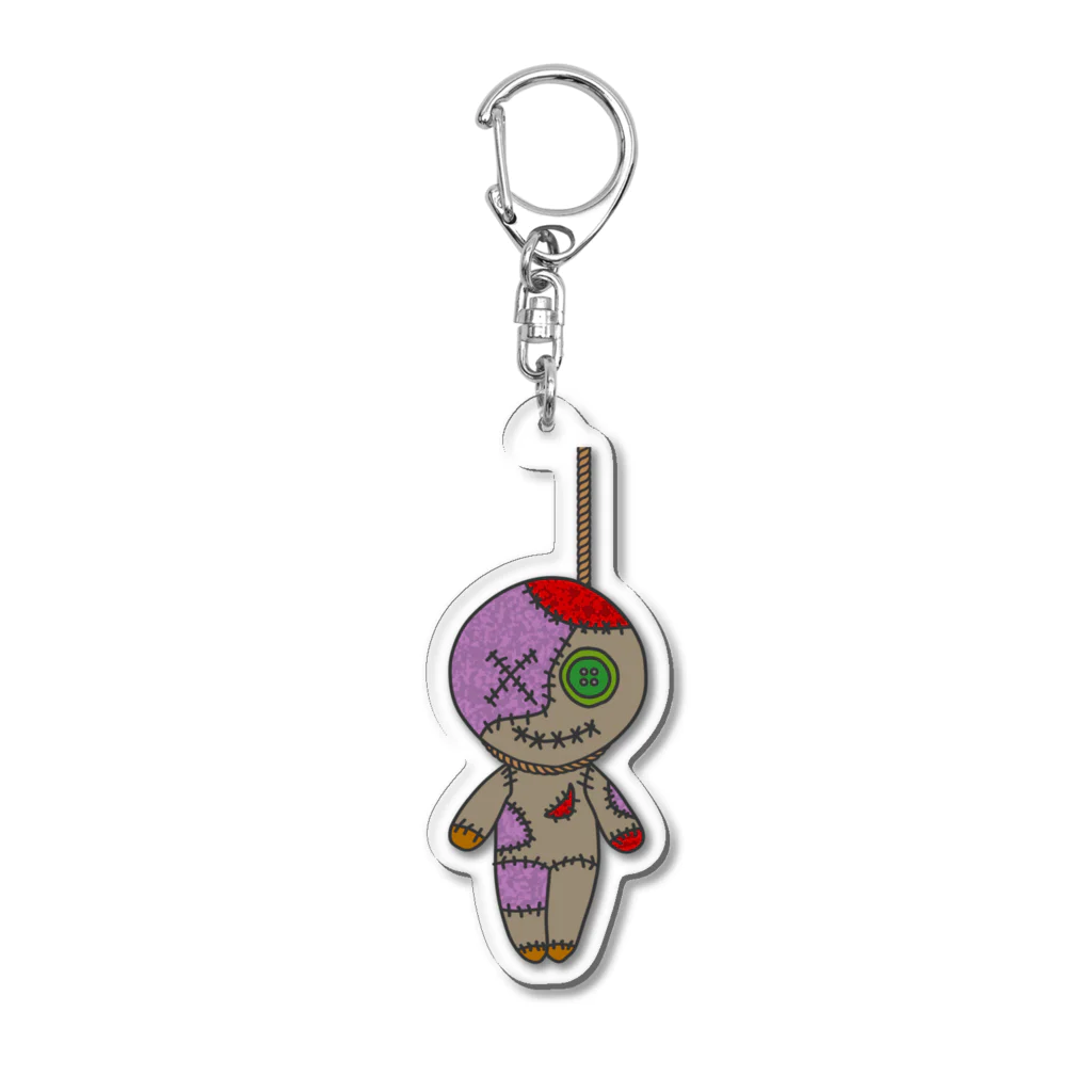 Ａ’ｚｗｏｒｋＳのHANGING VOODOO DOLL Acrylic Key Chain