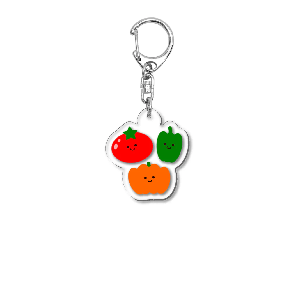 smile-factory-hirano_2023のベジタブルくん Acrylic Key Chain