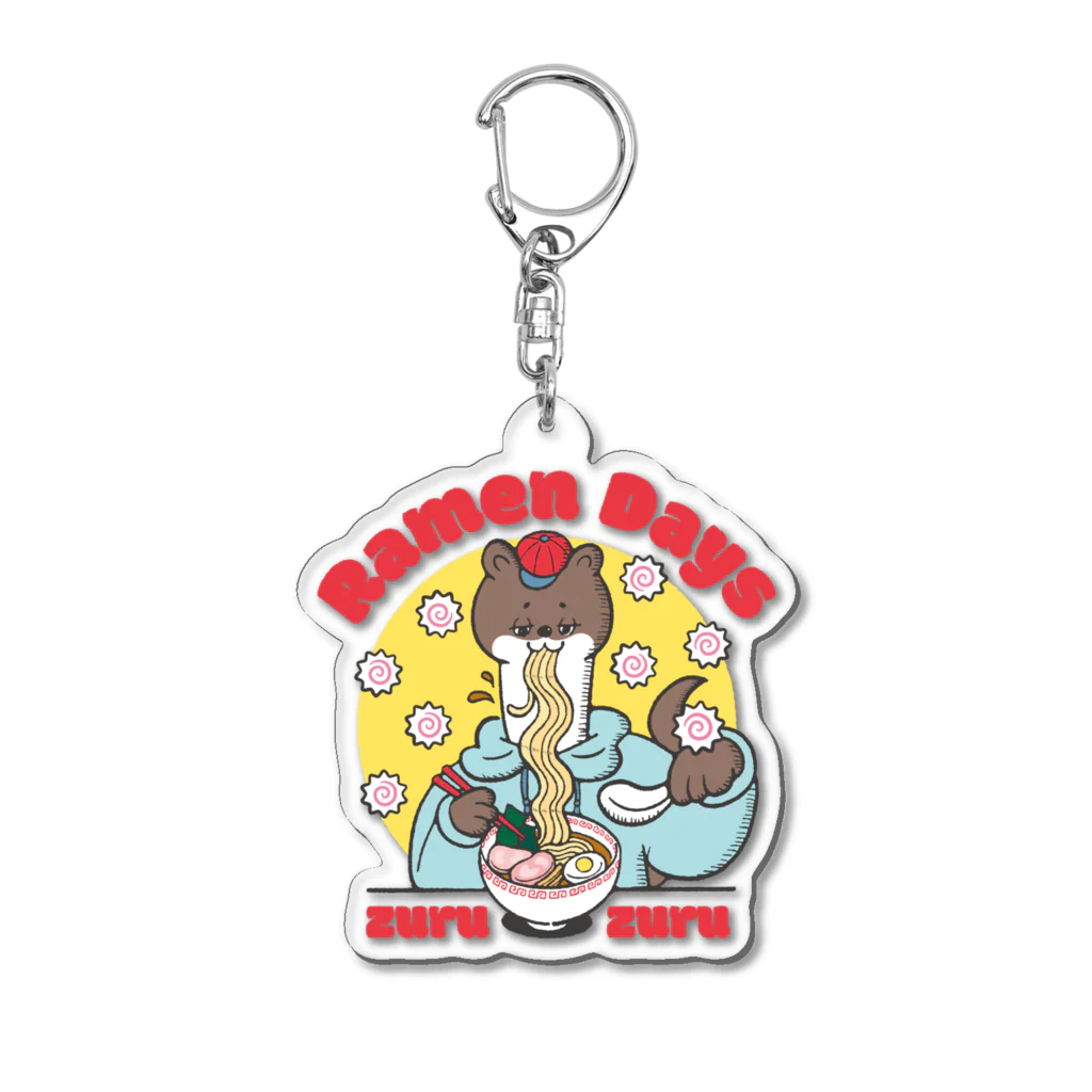 mincruのRamen Days 02_かわうそ Acrylic Key Chain