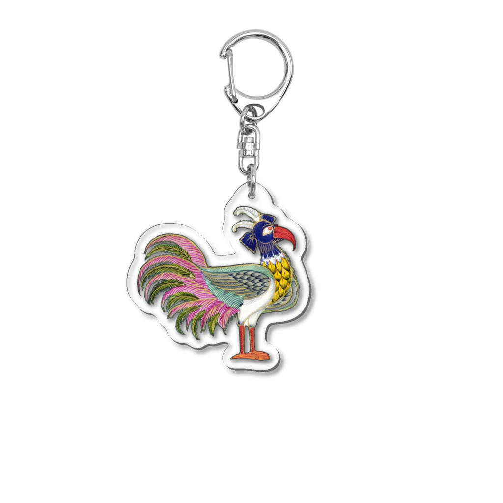 PALA's SHOP　cool、シュール、古風、和風、の伝説上の神話の鳥 Acrylic Key Chain